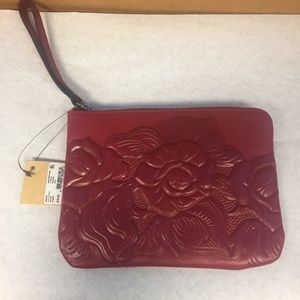Patricia Nash Cassini Red Wristlet